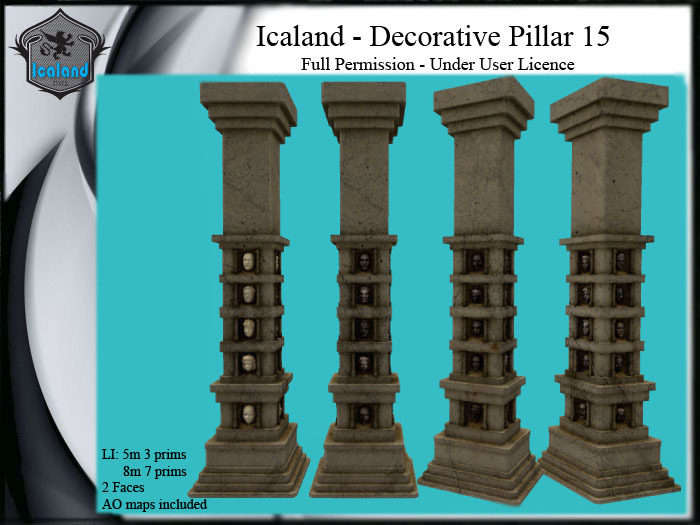 Icaland - Decorative Pillar 15