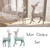 +Half-Deer+ Porcelain Deer Set [Mint Ombre]