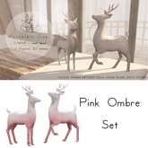 +Half-Deer+ Porcelain Deer Set [Pink Ombre]
