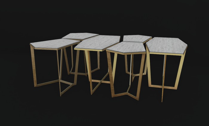 [ARIA] Babette Coffe Table