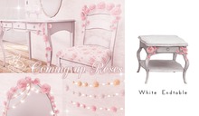 +Half-Deer+ Coming up Roses - End Table [White]