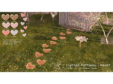 +Half-Deer+ Lighted Pathway - Heart [box]