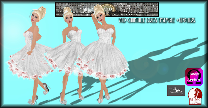 VHD Chantalle Dress Ensemble +Appliers (boxed)