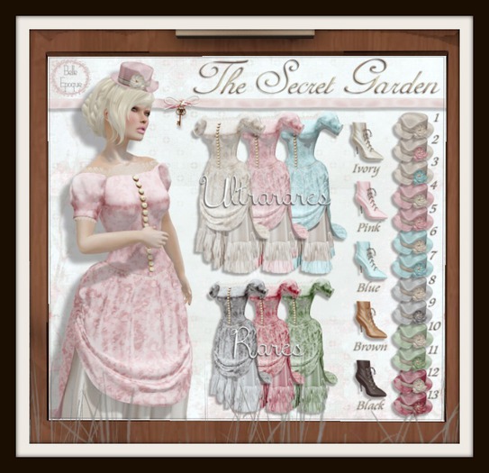BE The Secret Garden Boots Blue