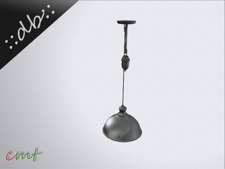 Second Life Marketplace - ::db:: Simple Machine Pendant Light - Brushed ...