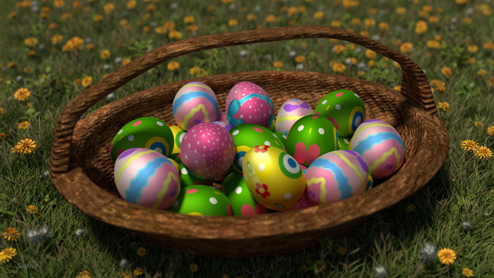 Easter Eggs Full Perm MESH