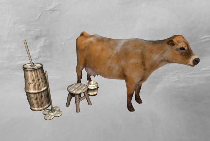 Cow Scene (scripted)