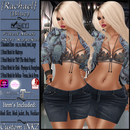 Custom iNKZ - Rachael - Blue