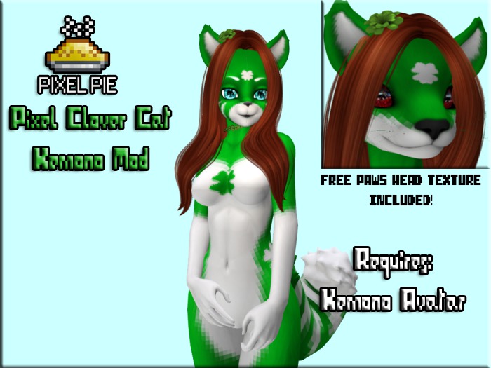 PIXEL PIE - Pixel Clover Cat mod