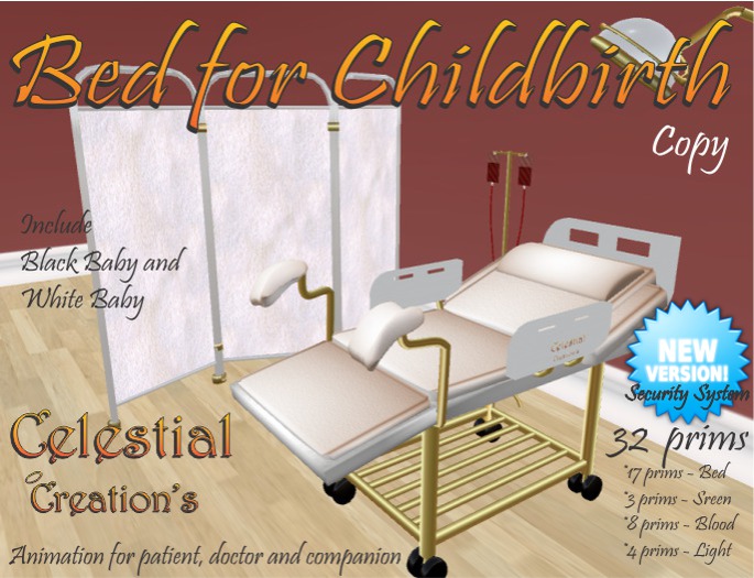 Bed for childbirth 2.1