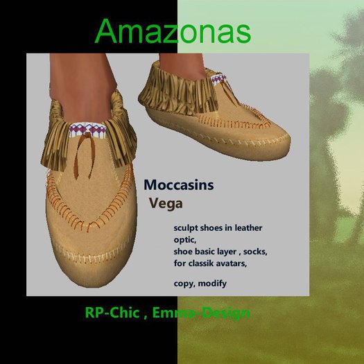 RP-Chic Amazonas Moccasins vega women