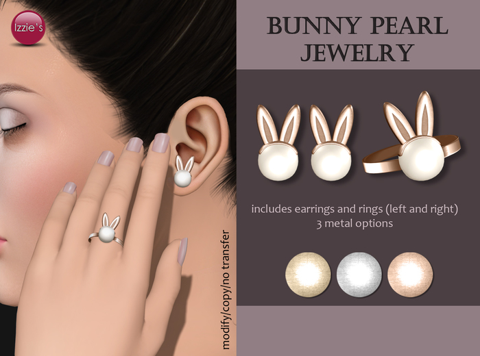 Izzie's - Bunny Pearl Jewelry