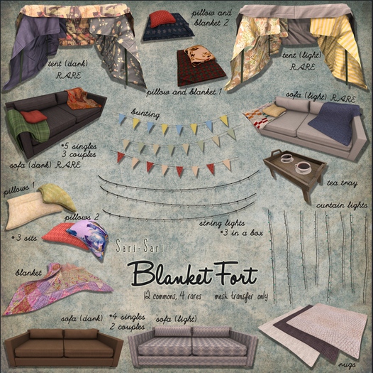 Sari-Sari - Blanket Fort - Curtain Lights