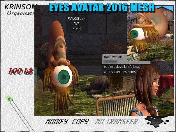 [ K.0 ] EYES AVATAR 2016 MESH