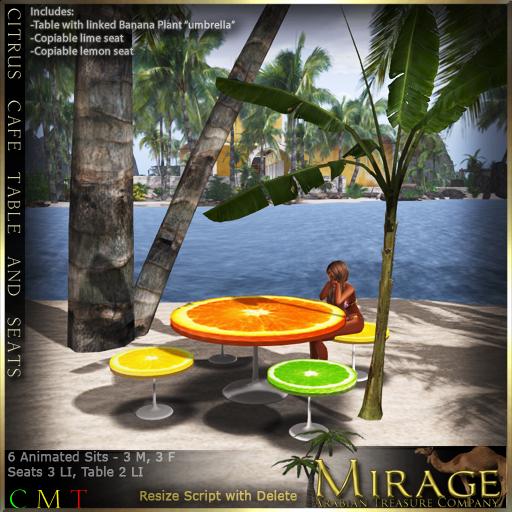 =Mirage= Citrus Cafe Set