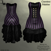 DE Designs - Countess Palatine - Purple Stripe