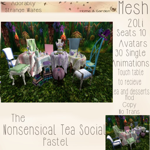 ~ASW~ The Nonsensical Tea Social~Pastel