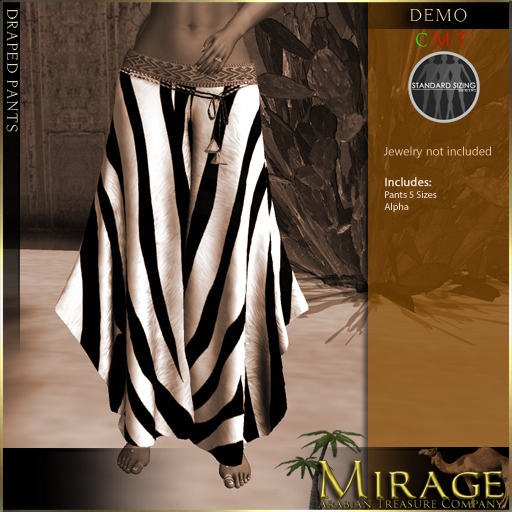 =Mirage= Draped Pants DEMO (wear & touch)