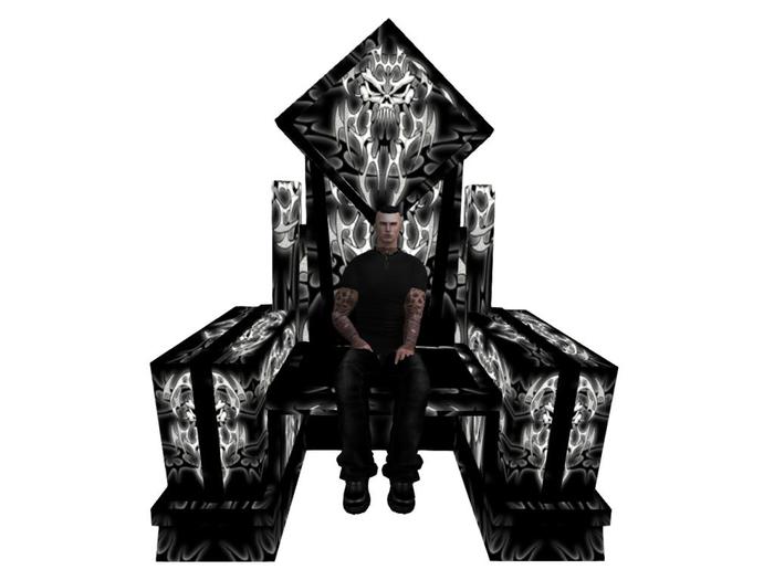 Skeletized Throne (Mesh)