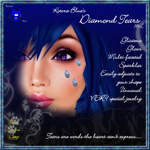 Kotora's Diamond Teardrops