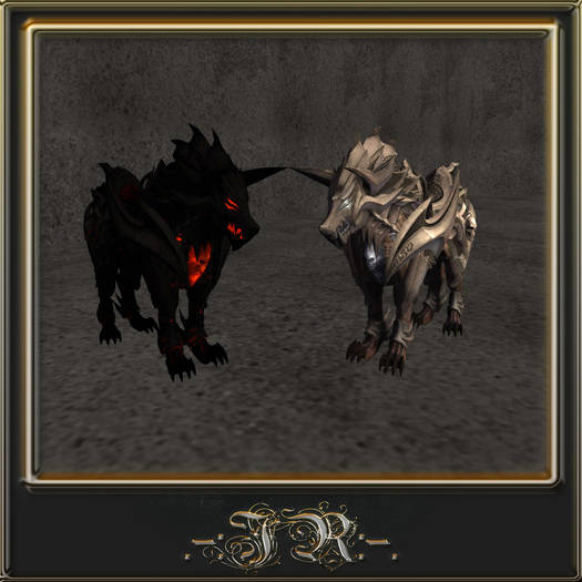 Wolf Armor Statue