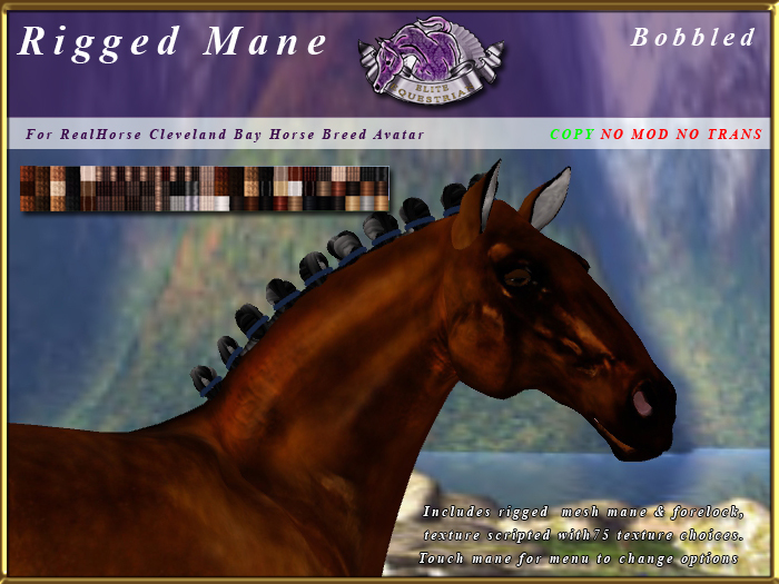 *E* RealHorse Bobbled Mane Set [BOXED] RHCB