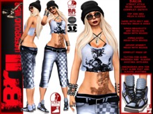 **DALIA BLUE VERSION STREET STYLE COMPLET OUTFIT **