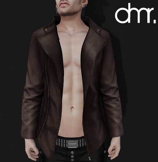 [DR] Jacket Blazer open RT Brown ::Mesh::