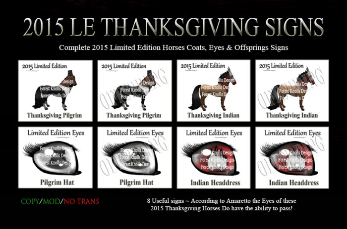 2015 LE THANKSGIVING SIGNS