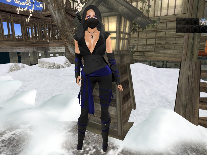 Para's Ninja with Strapped Boots - Deep Blue