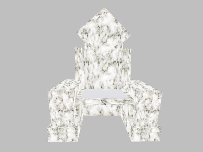Marblesque Throne