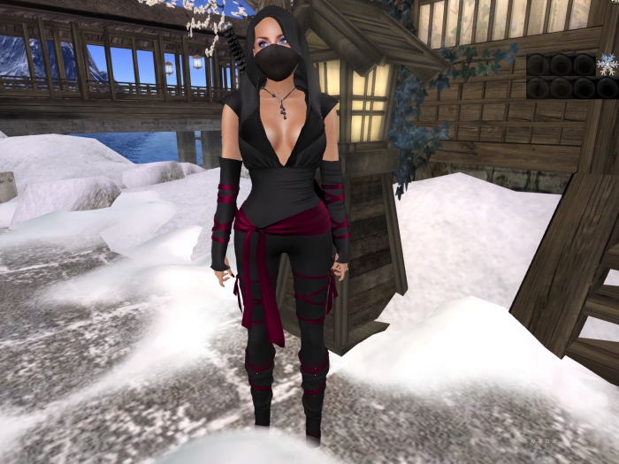 Para's Ninja with Strapped Boots - Red
