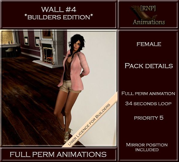 [RNP] Wall #4 - Female - Full Perm Animation