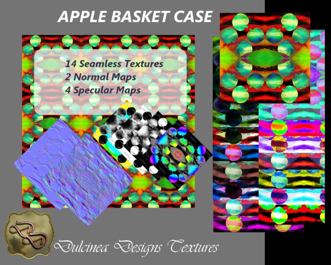*DD* Textures - AppleBasketCase - boxed