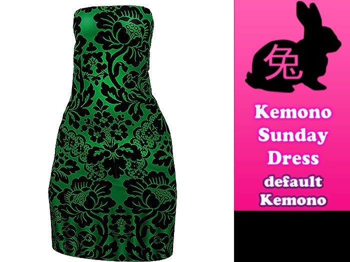Kemono Sunday Dress green
