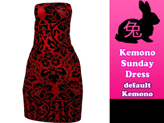 Kemono Sunday Dress Red