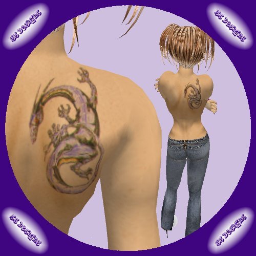!!SS Designs-Right shoulder - dragon