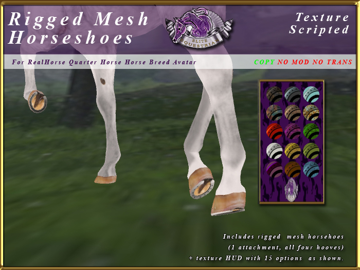 *E* RealHorse Rigged Horseshoes [BOXED]  RHQH