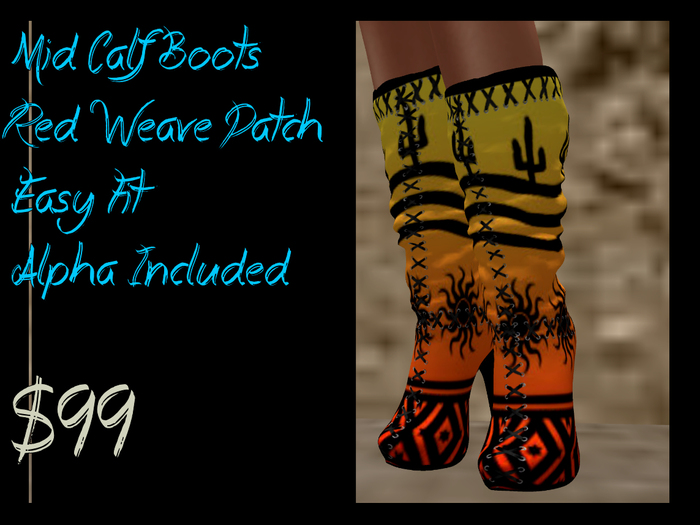 ! Native Threats ! Boots - Red Desert