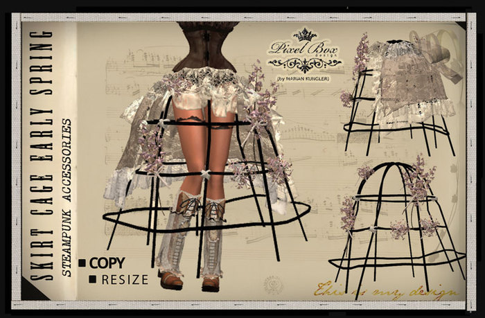 PIXEL BOX - Skirt Cage Early Spring (b)