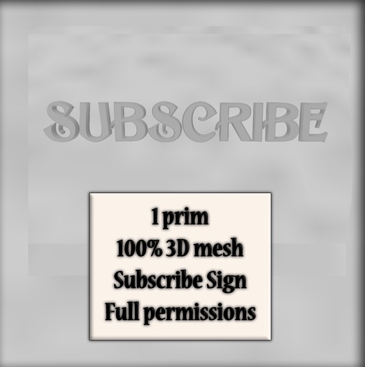 *FFD* Full perm Subscribe Mesh