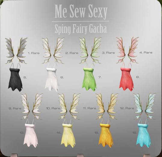 *MSS* Sping Fairy Wings Rose (Boxed) RARE