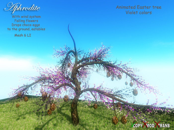 Aphrodite Easter tree -violet colors-