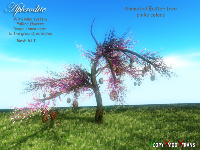 Aphrodite Easter tree -pinks colors-