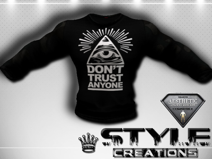 -STYLE- DONT TRUST SWEATER  AESTHETIC
