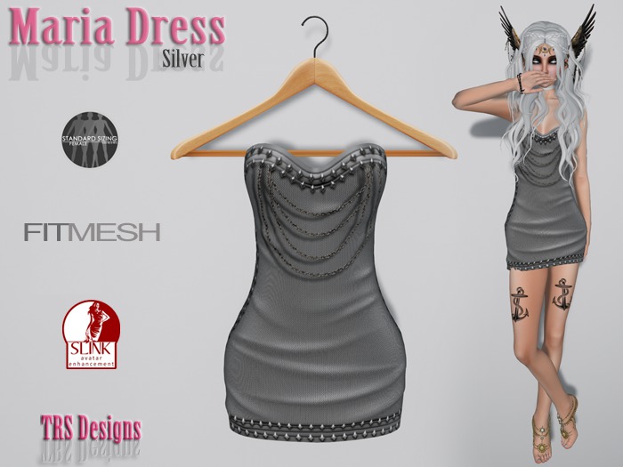 Maria Dress Silver