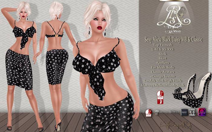 LSR - Sexy Alicia Black Daisy MB & Classic