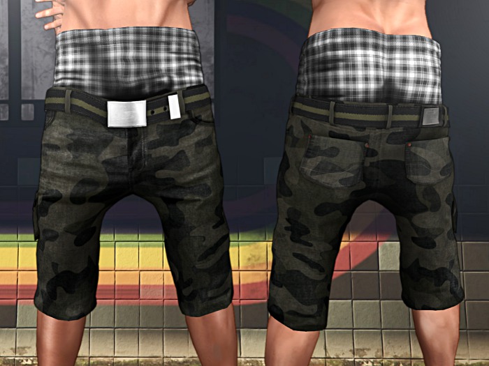 Kapone Mesh Bermuda "Camo"