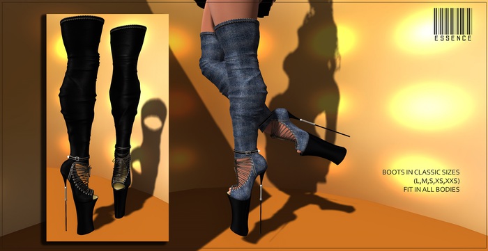 :ESSENCE:SHANAY BOOT BLACK