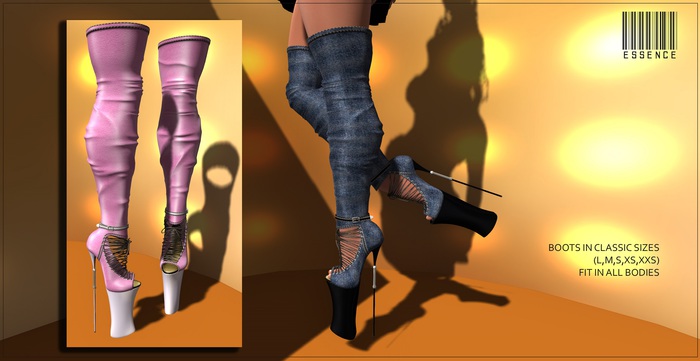 :ESSENCE:SHANAY BOOT PINK BABY